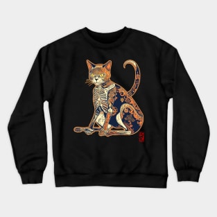 Cat tattoo Crewneck Sweatshirt